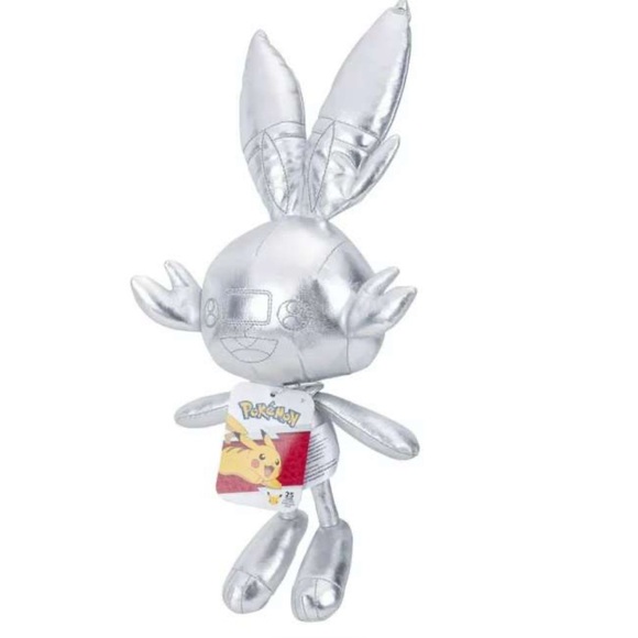 POKÉMON PLUSH 25th ANNIVERSARY SCORBUNNY NEW WITH TAGS! - Picture 2 of 6